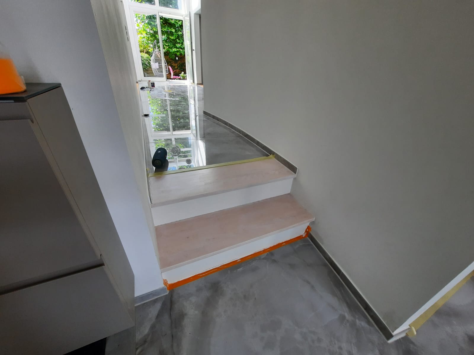 Holzstufen saniert und geölt